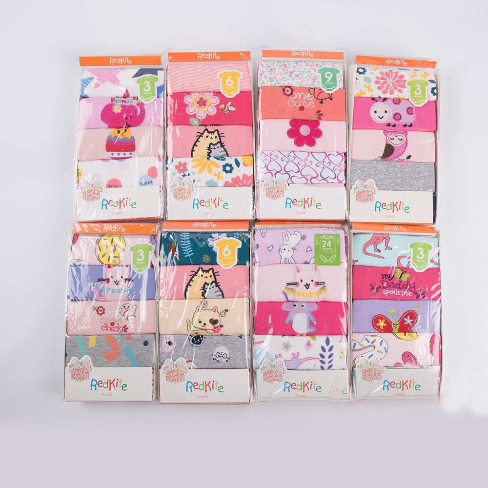 Baby Triangle Bibs 5-Pack - Harmony Bandana Drool Bibs
