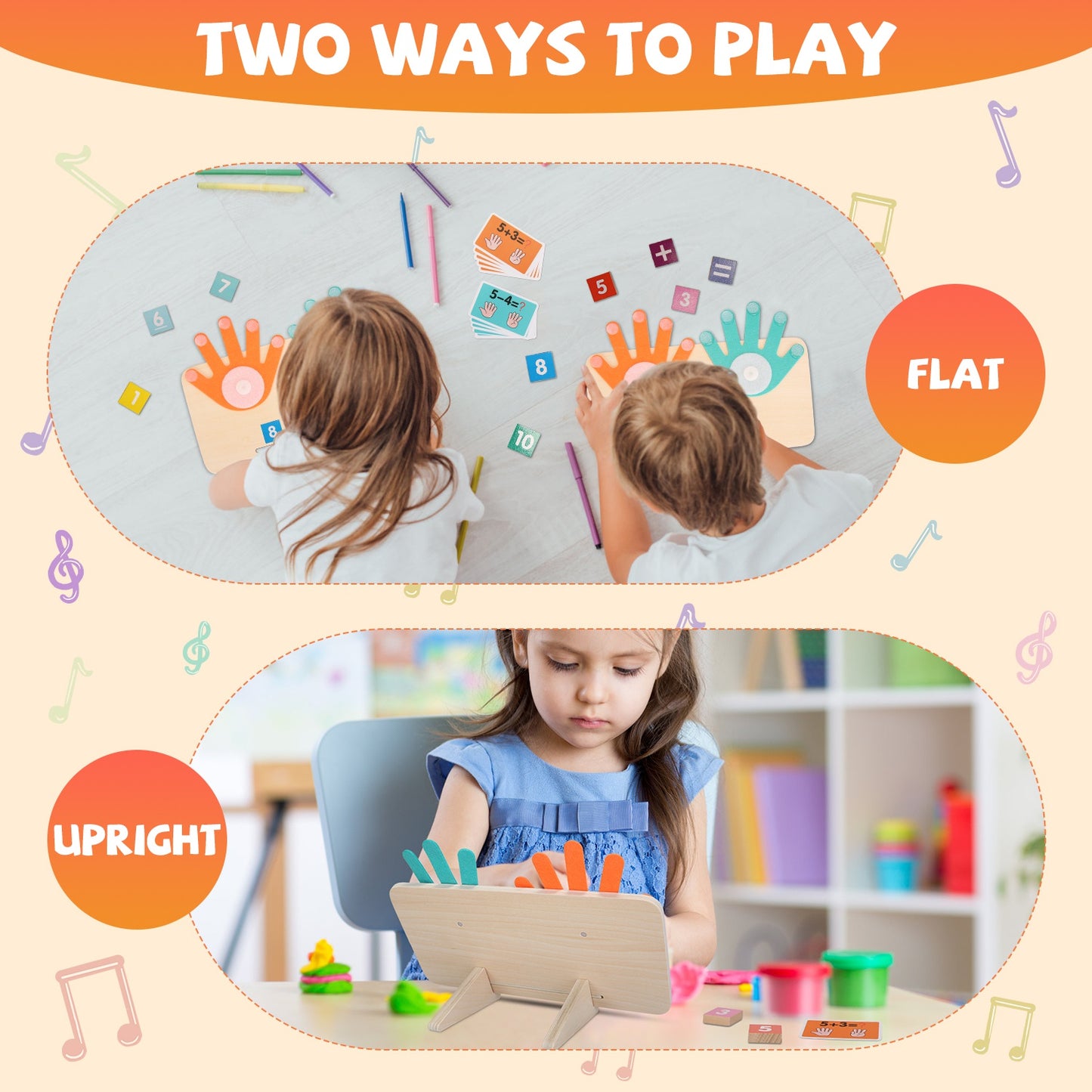 Talking Flash Cards & Finger Counting Math Board - Interactive Learning Toy