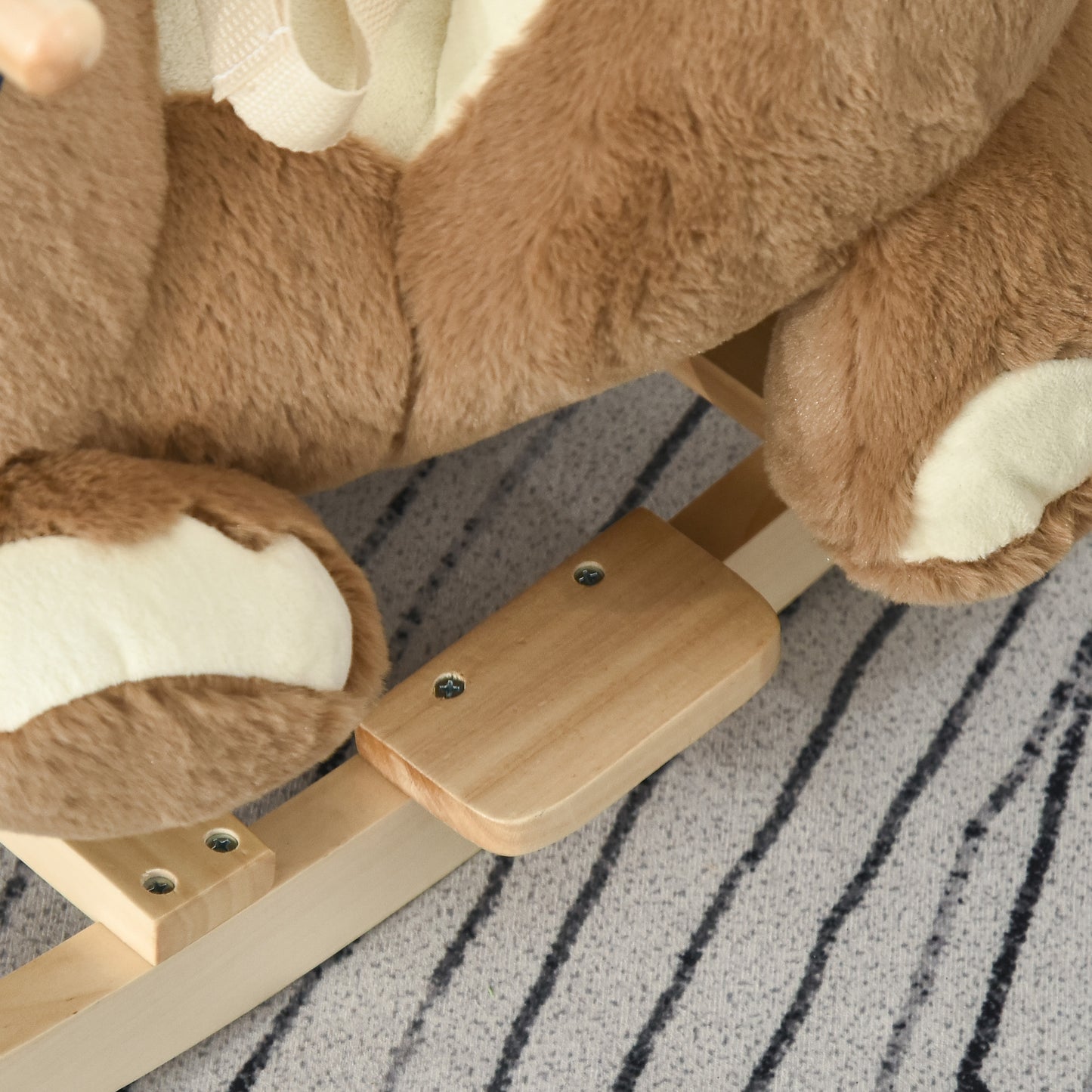 Baby Rocking Horse Bear - Plush Ride-On with Lullaby & Pedals (Ages 18-36 Months)