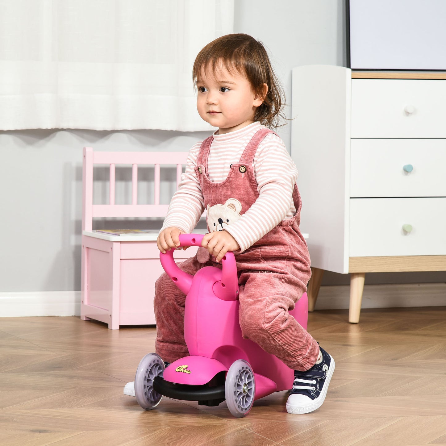 3-in-1 Ride On Push Car - Convertible Toddler Car for Ages 1-3