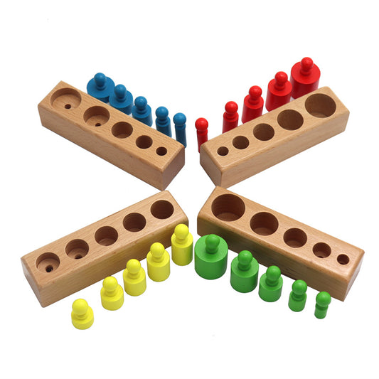 Montessori Building Blocks - Early Education Wooden Toy Set
