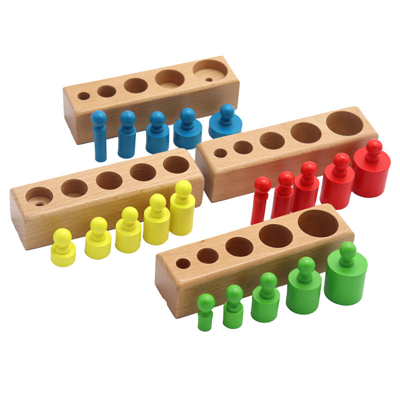 Montessori Building Blocks - Early Education Wooden Toy Set