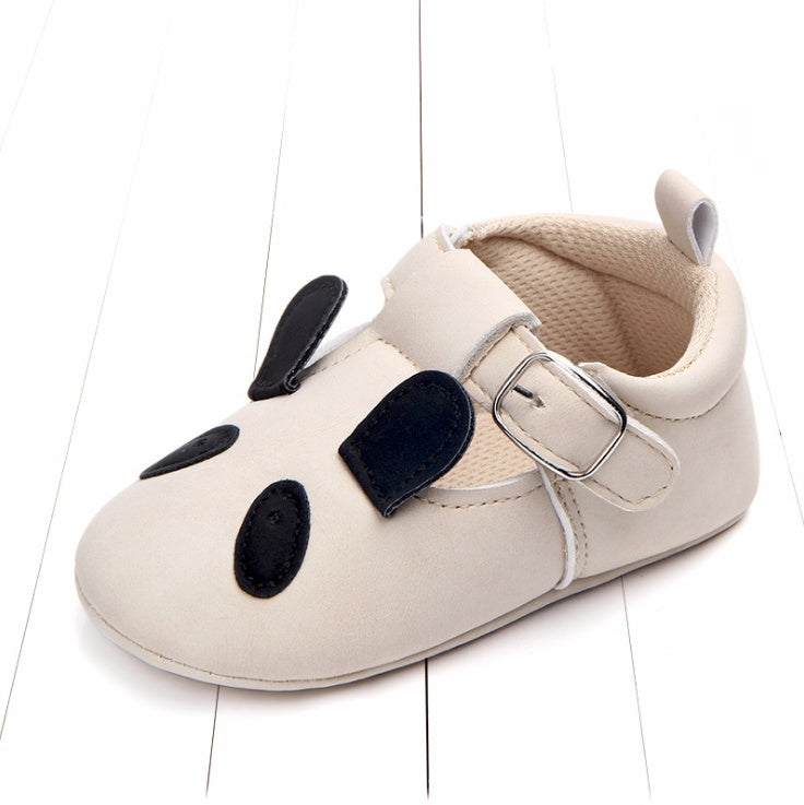 Baby Shoes - Cartoon Animal Matte Leather Non-Slip Soft Bottom