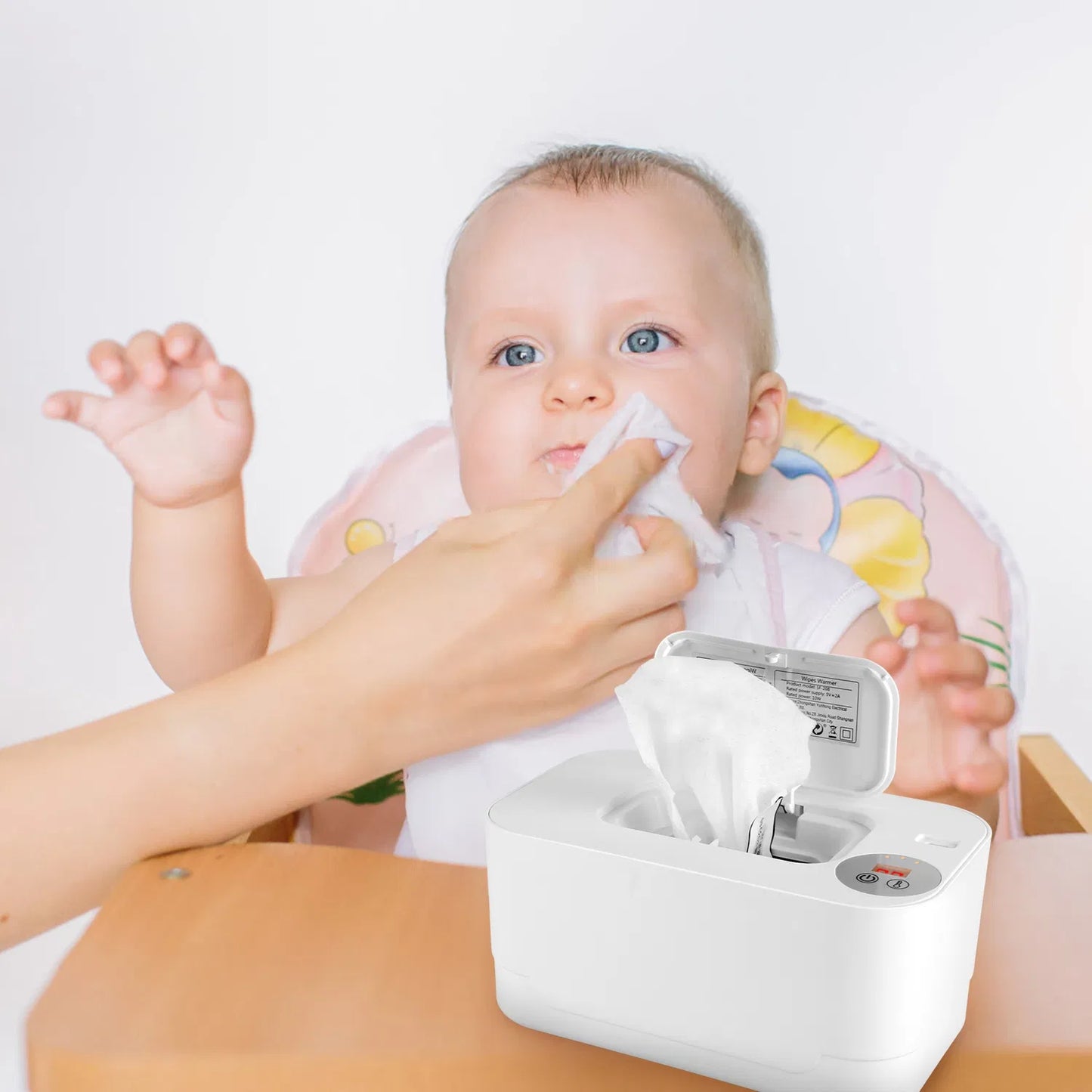 Baby Wipe Warmer - 3 Temperature Settings with Night Light