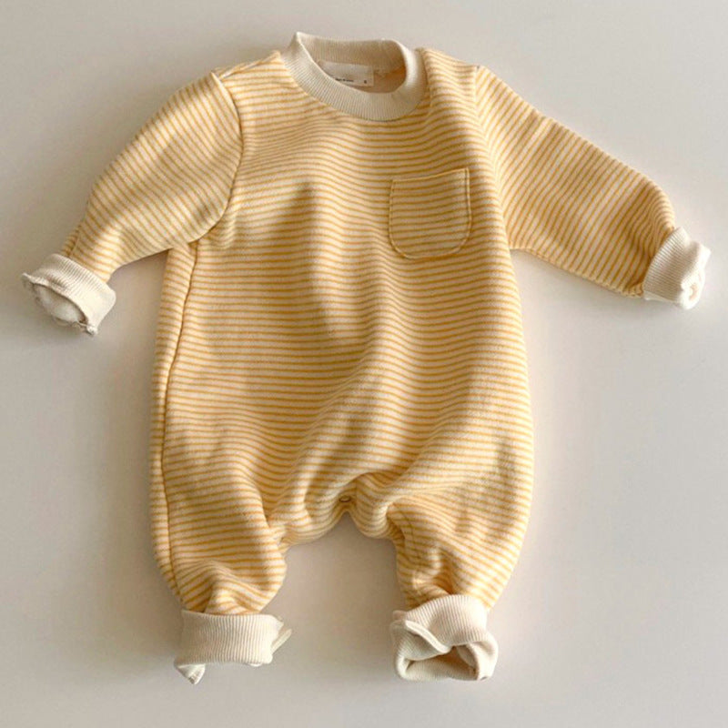 Baby Striped Jumpsuit - Outdoor Overall Romper