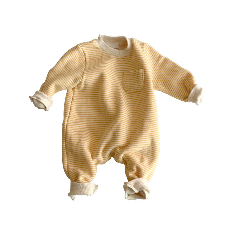 Baby Striped Jumpsuit - Outdoor Overall Romper