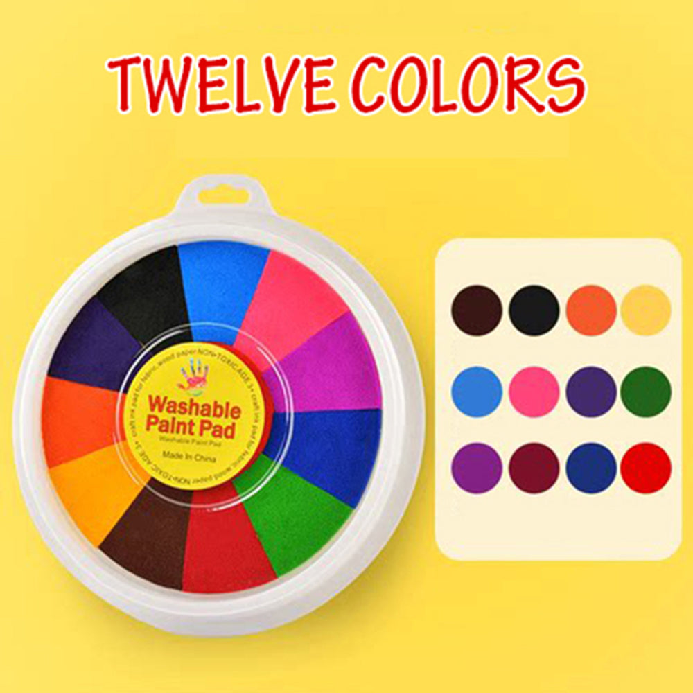 Finger Paint Set - Non-Toxic Washable Pigment for Kids