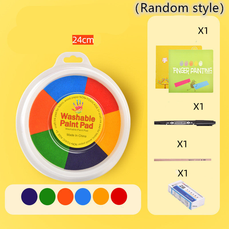 Finger Paint Set - Non-Toxic Washable Pigment for Kids
