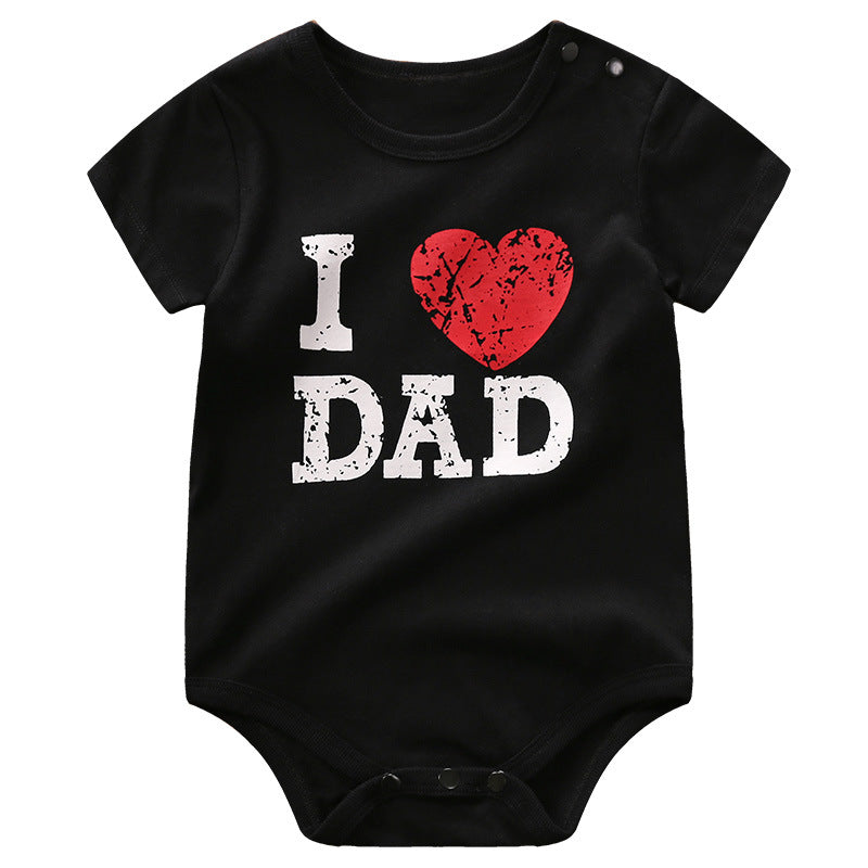 Baby Short Sleeve Triangle Romper - Summer Body Onesie