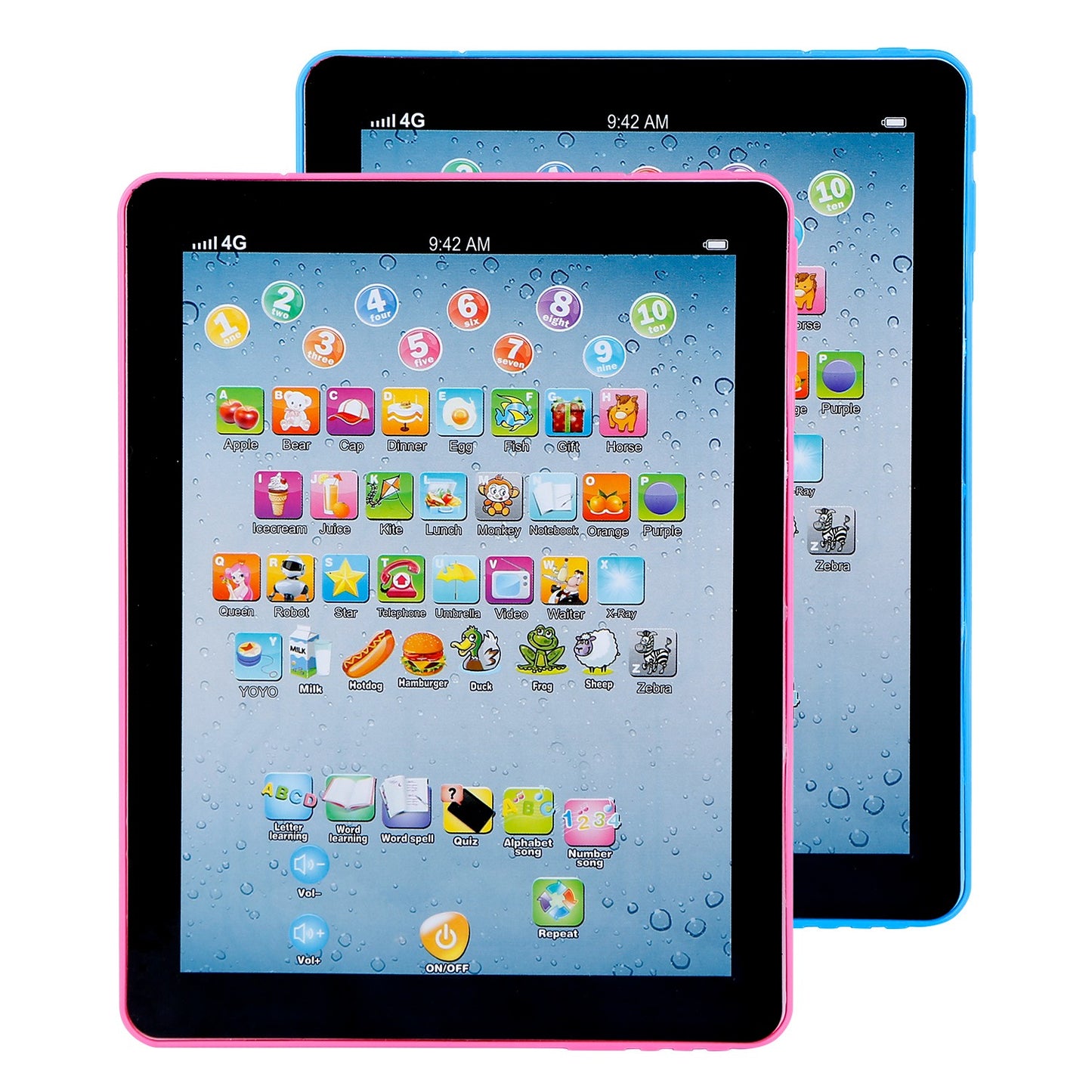 Baby Learning Tablet - Educational Touch Screen Toy for Kids 1-6 Years