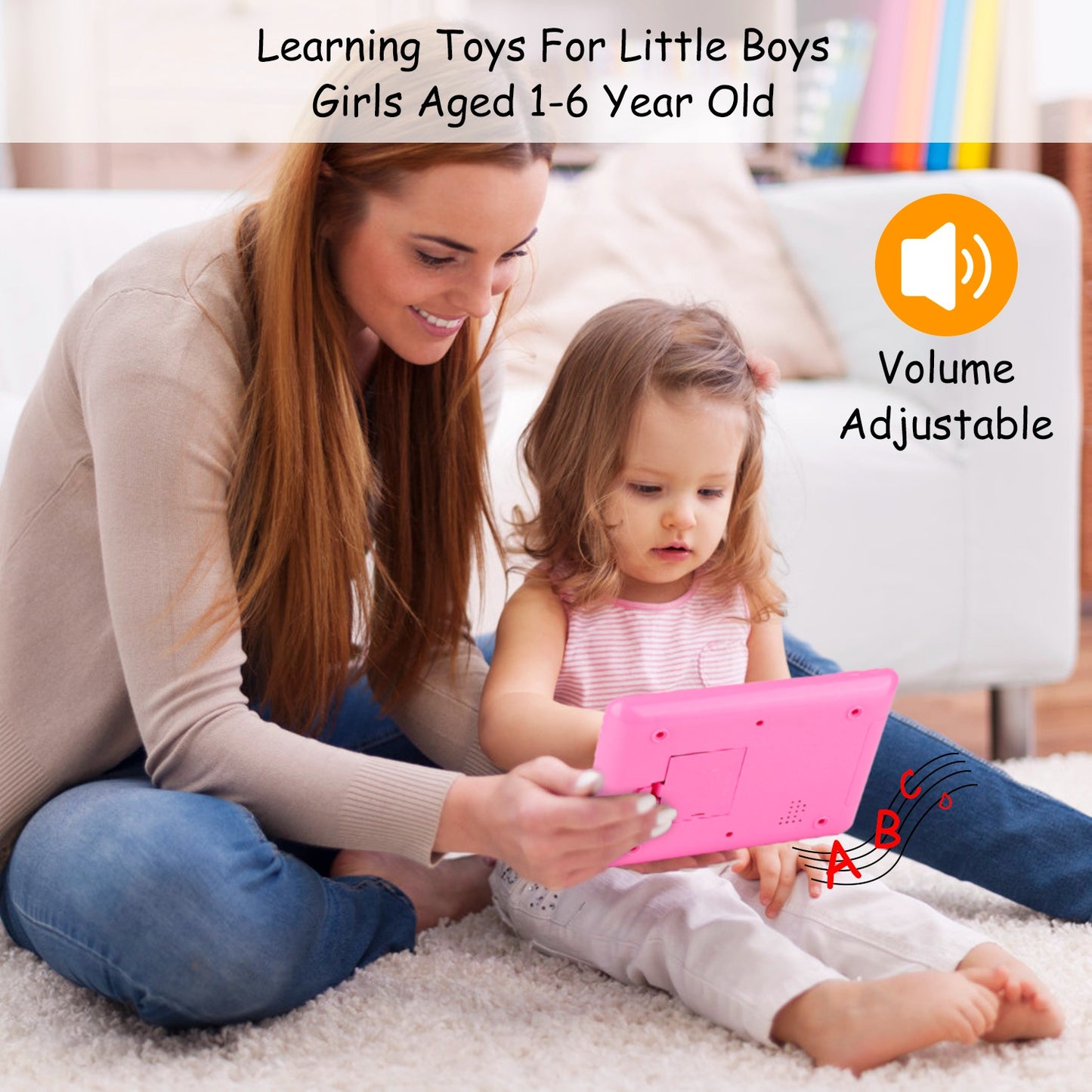 Baby Learning Tablet - Educational Touch Screen Toy for Kids 1-6 Years