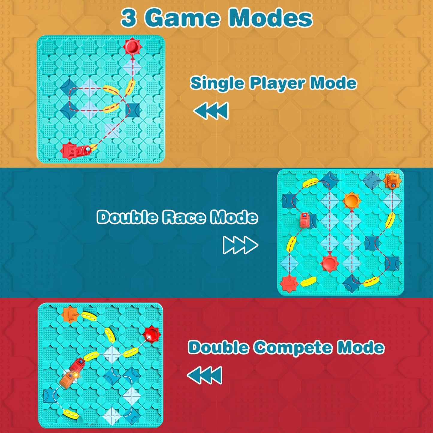 Logical Road Builder Puzzle - Montessori STEM Brain Teaser for Kids 3-8