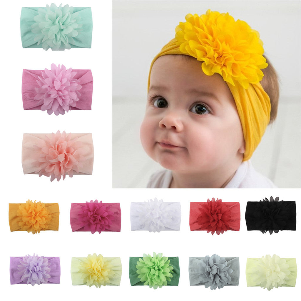Baby Flower Headband - Chiffon Princess Hair Accessories