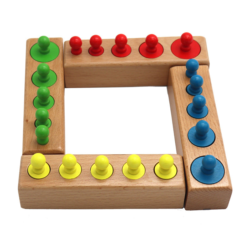 Montessori Building Blocks - Early Education Wooden Toy Set