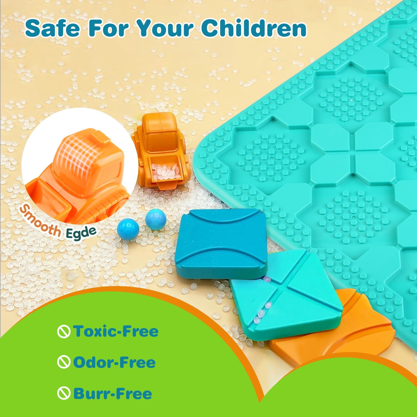 Logical Road Builder Puzzle - Montessori STEM Brain Teaser for Kids 3-8