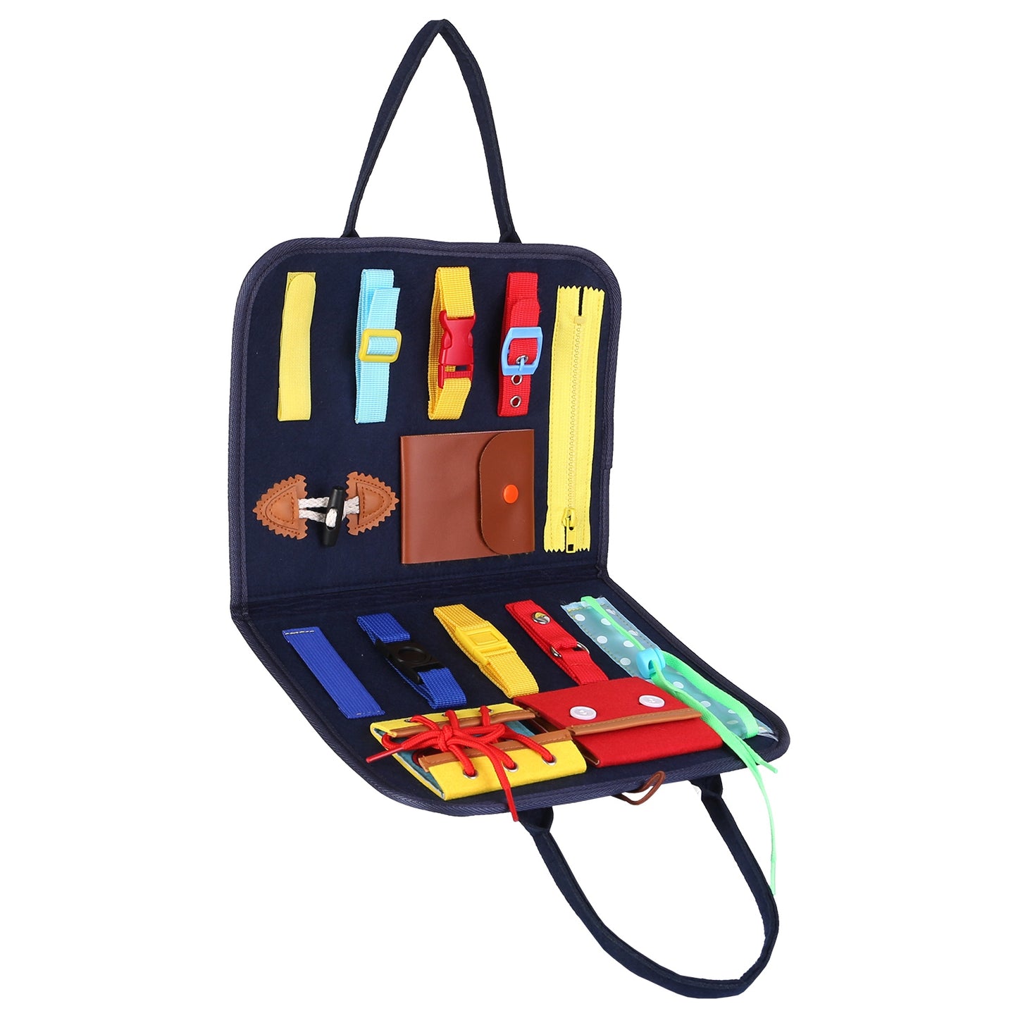 Kids Busy Board - Montessori Sensory Activity Learning Toy for Ages 1-6