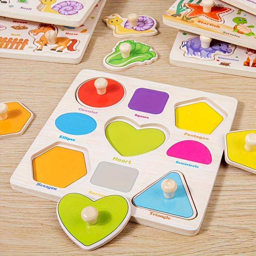 Wooden 3D Puzzle - DIY Assembly Building Kit for Kids