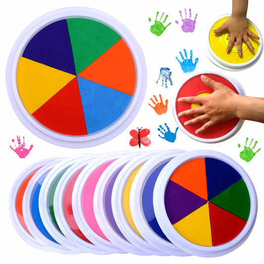 Finger Paint Set - Non-Toxic Washable Pigment for Kids