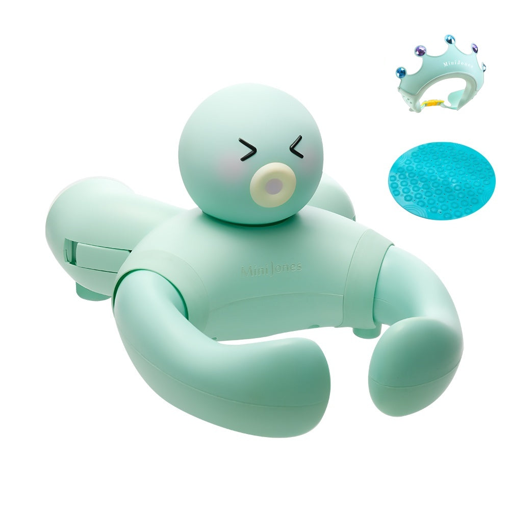 MiniJones Baby Bath Stand - Wall-Mounted Adjustable Suction Cup Holder