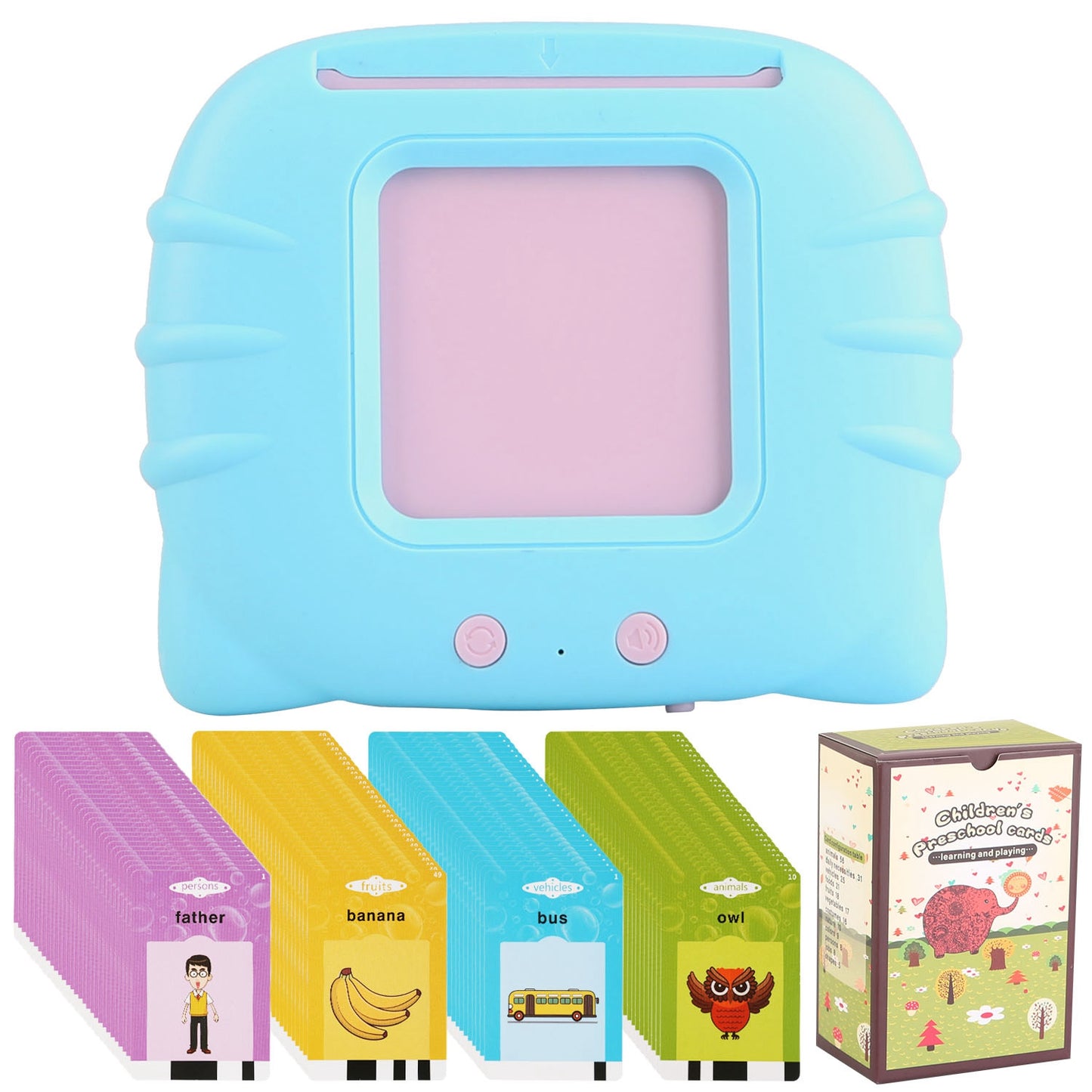 224 Words Talking Flash Cards - Interactive Learning Toy for Toddlers