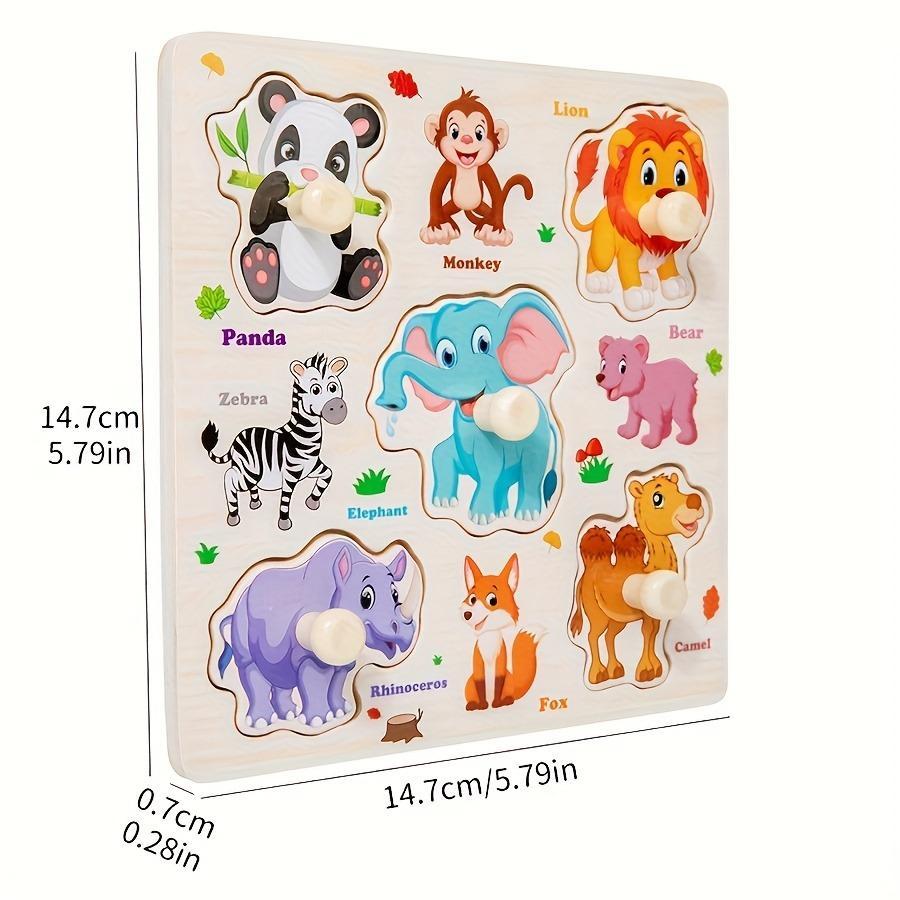 Wooden 3D Puzzle - DIY Assembly Building Kit for Kids