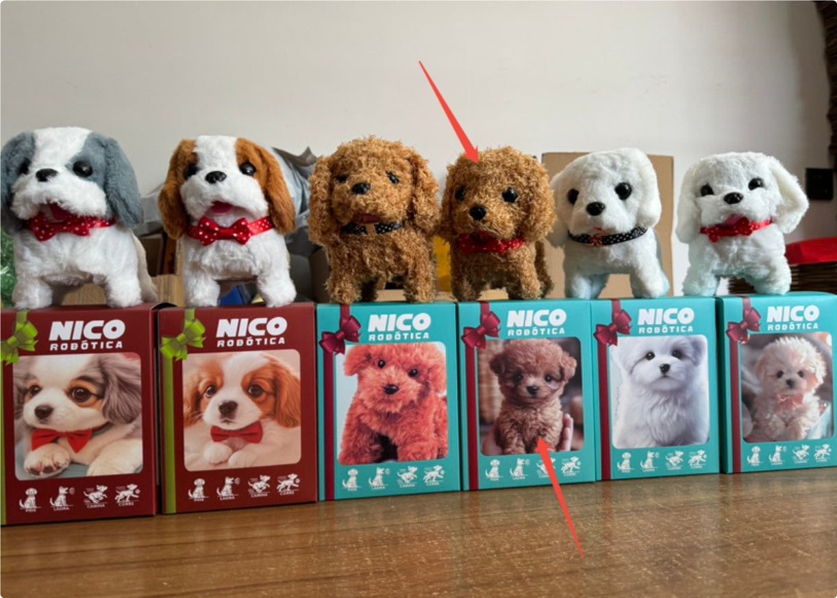 Robot Puppy Plush Doll - Cute Stuffed Animal Toy