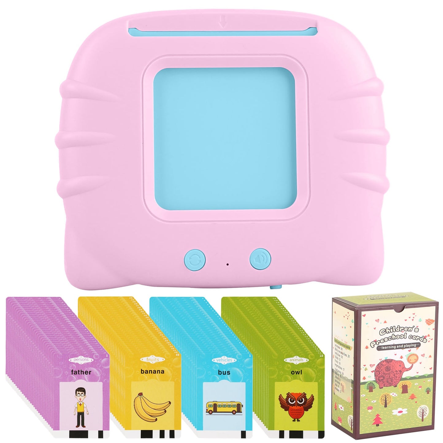 224 Words Talking Flash Cards - Interactive Learning Toy for Toddlers