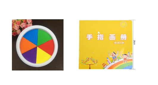 Finger Paint Set - Non-Toxic Washable Pigment for Kids