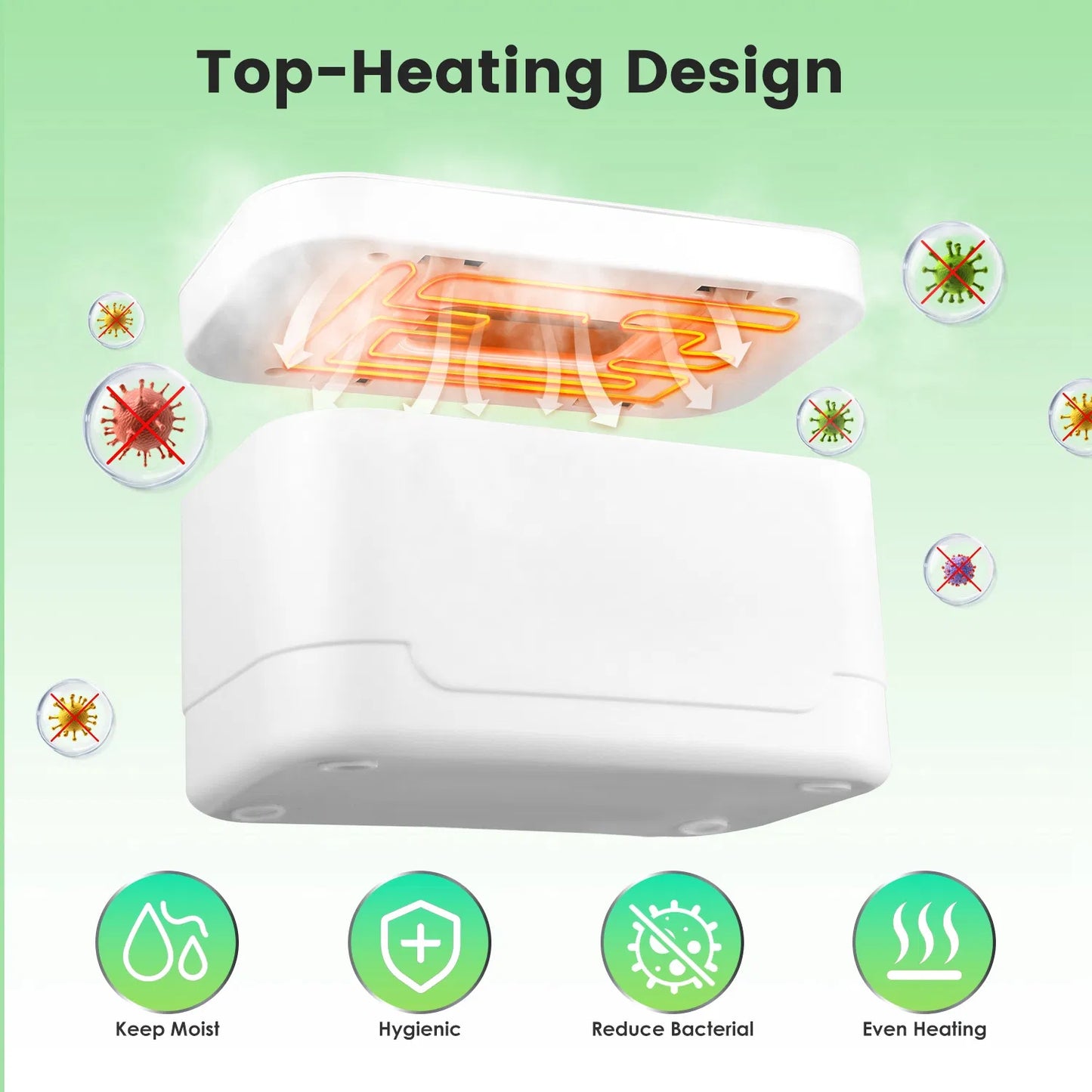 Baby Wipe Warmer - 3 Temperature Settings with Night Light