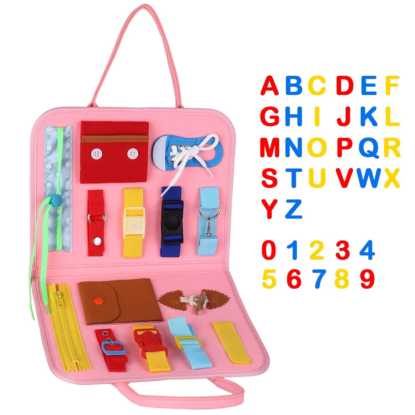 Kids Busy Board - Montessori Sensory Activity Learning Toy for Ages 1-6