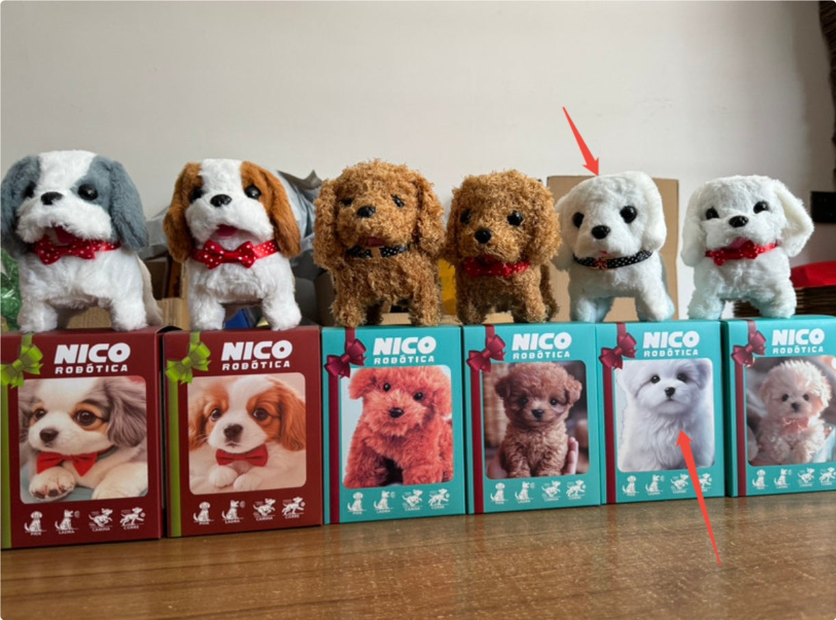 Robot Puppy Plush Doll - Cute Stuffed Animal Toy