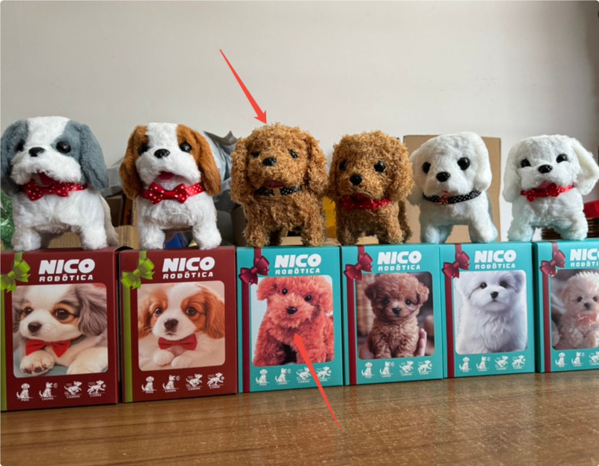 Robot Puppy Plush Doll - Cute Stuffed Animal Toy