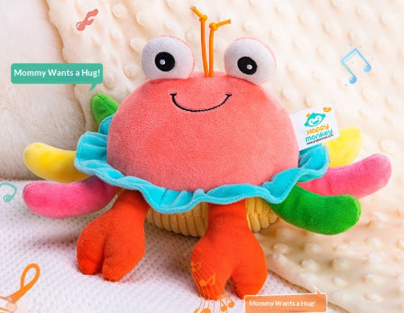 Musical Crab Toy - Interactive Electronic Learning Toy for Babies