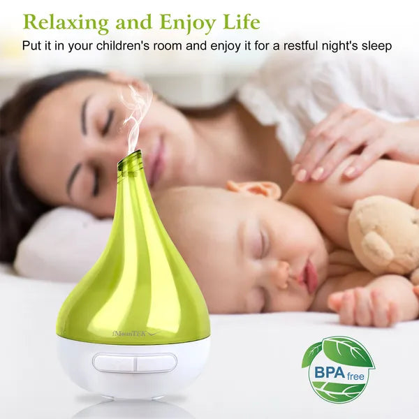 Cool Mist Humidifier - Ultrasonic Aroma Diffuser for Nursery & Home