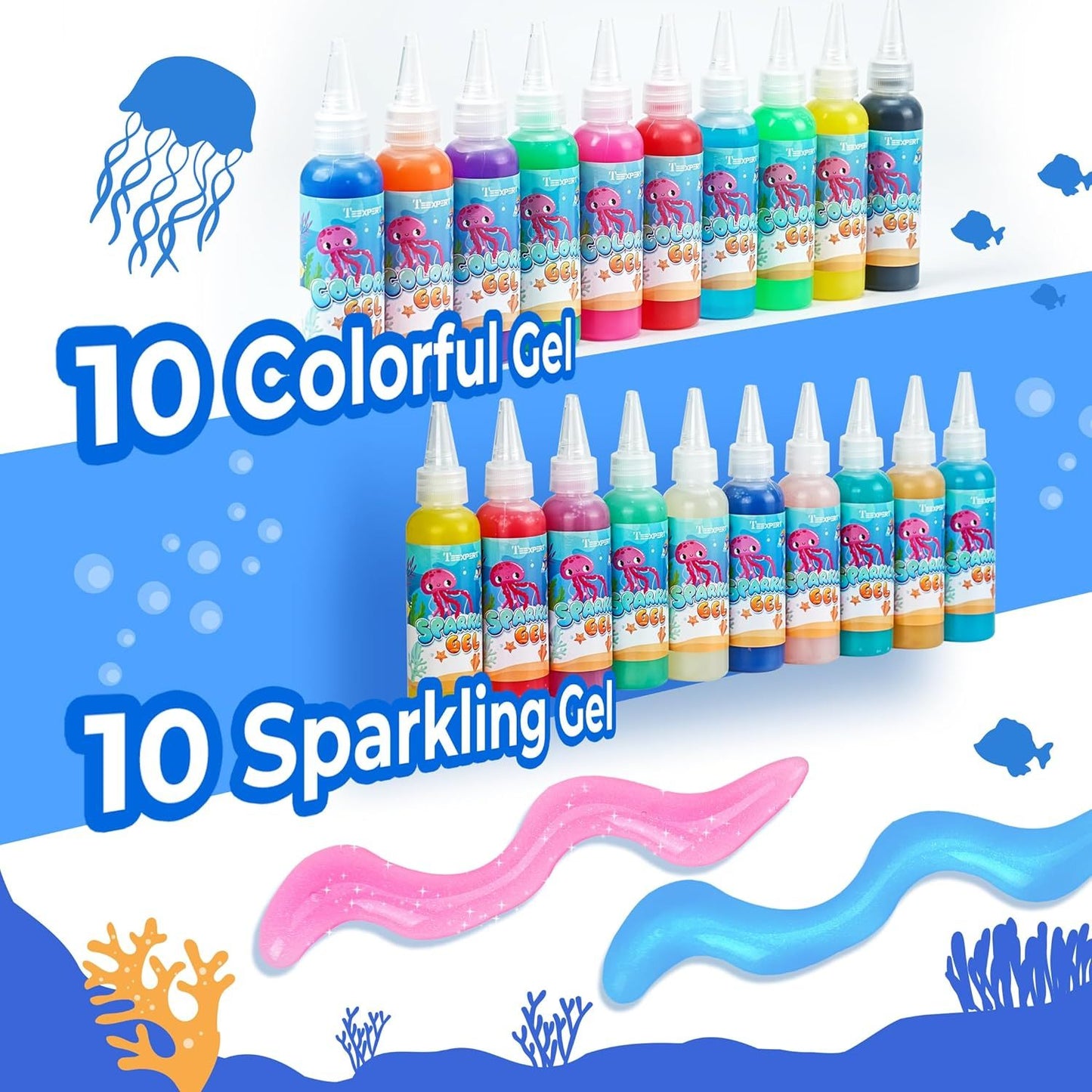 Magic Gel Water Pet Set - DIY Slow-Rebound Toy Craft Kit