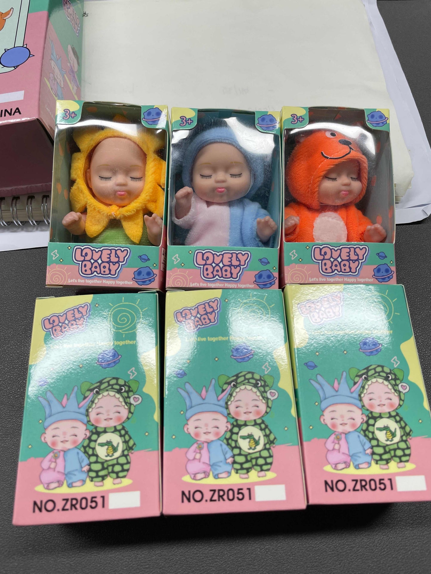 6-Piece Princess Doll Gift Box - Perfect Birthday & Holiday Gift Set