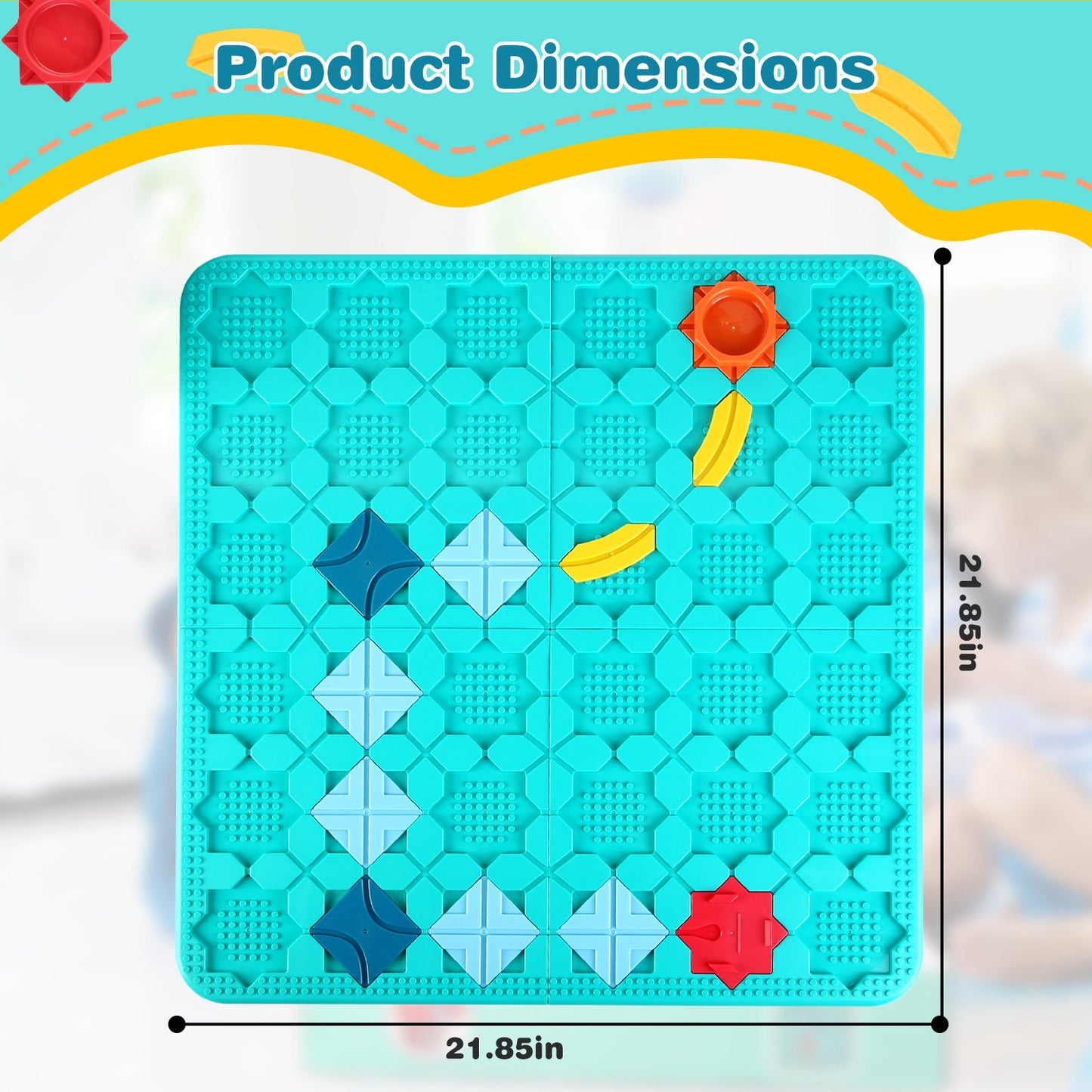 Logical Road Builder Puzzle - Montessori STEM Brain Teaser for Kids 3-8