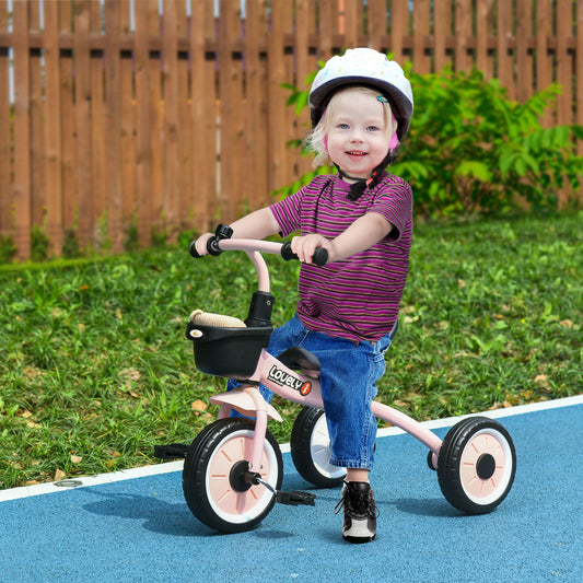 Tricycle for Kids Ages 2-5 - Toddler Bike (Pink)