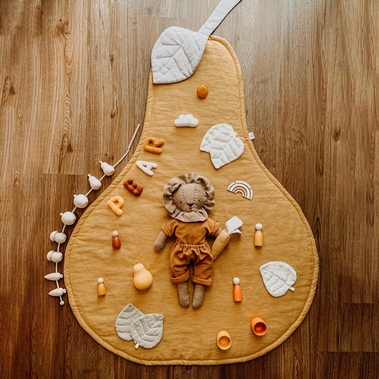 Baby Play Mat - Soft Cotton Floor Mat for Nursery & Playroom