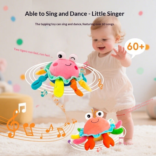 Musical Crab Toy - Interactive Electronic Learning Toy for Babies
