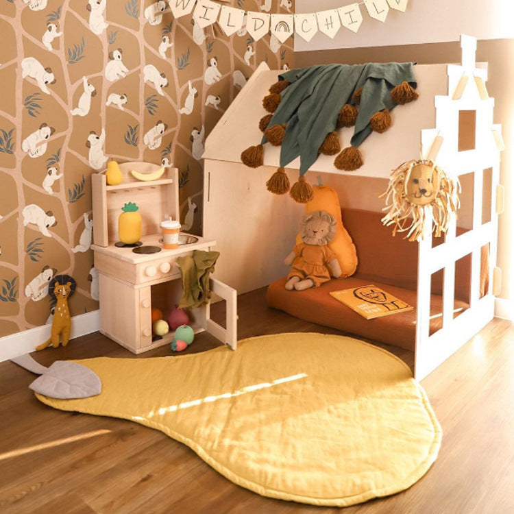 Baby Play Mat - Soft Cotton Floor Mat for Nursery & Playroom