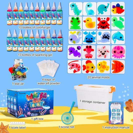 Magic Gel Water Pet Set - DIY Slow-Rebound Toy Craft Kit